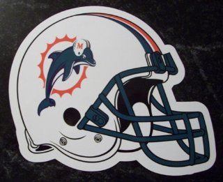 Miami Dolphins Helmet Logo NFL Car Magnet: Sports