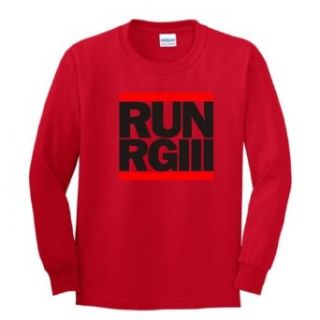 RUN RGIII Redskins YOUTH Long Sleeve T Shirt Robert