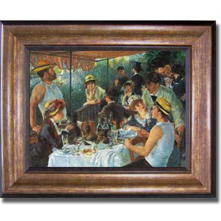 Auguste Renoir Luncheon of the Boating Party Framed Canvas Art