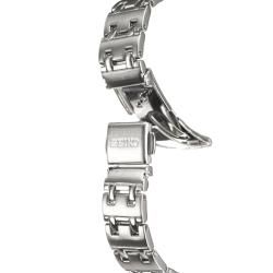 Seiko Womens Dress Stainless Steel Quartz Diamond Watch