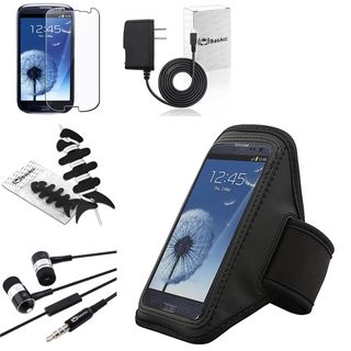 BasAcc Armband/ Charger/ Headset for Samsung Galaxy S III/ S3