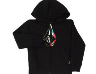 Volcom Kids Hooded Jacket Black Small/4 Clothing