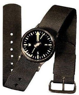 Cammenga Tritium Wrist Compass w/Black Wrist Band   J582T