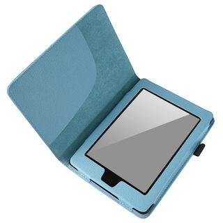 BasAcc Light Blue Leather Case for  Kindle Paperwhite