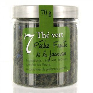 Thé Vert Pêche/ Fruits de la Passion 70g   Achat / Vente THE Thé