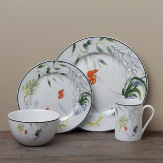 Tabletop Gallery Provance Rooster 16 piece Dinnerware Set