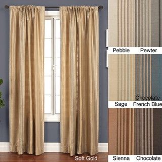 Jaipur Stripe Rod Pocket 108 inch Curtain Panel