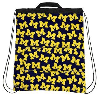 UM University of Michigan Wolverines Cinch Backpack by
