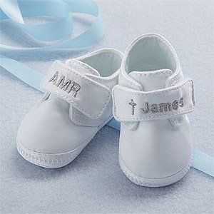 Personalized Christening Shoes for Boys Clothing