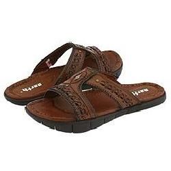 Earth Desire Almond Leather Sandals