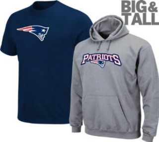 New England Patriots Big & Tall Huddle Up Hood/Tee Combo