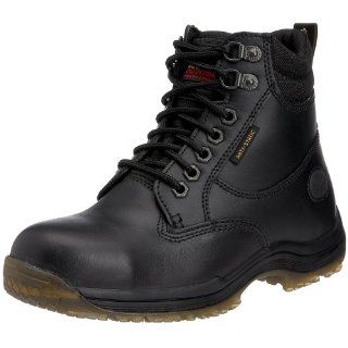 Black Industrial Shoe Boot Shoe Cap 10003001 (UK 6, Black) Shoes