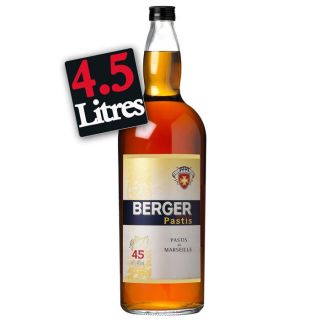 Berger Pastis 4.5L Gallon   Achat / Vente APERITIF ANISE Berger Pastis