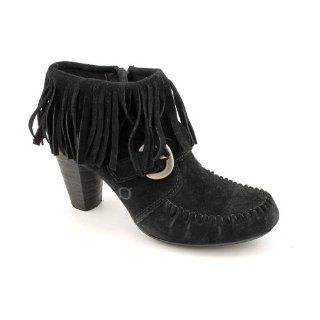 Size 6.5 Black Boots Ankle Regular Suede Fashion   Ankle Boots Shoes