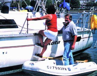 QuickStep 2   Easy Boarding for High Freeboard Boats