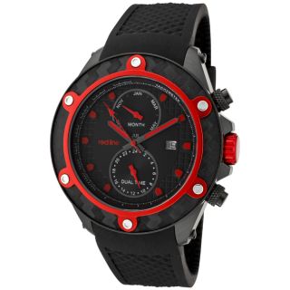 Red Line Mens Carbon Brake Black Silicon Watch