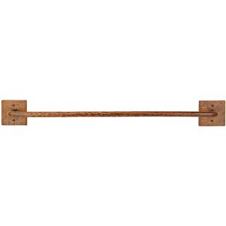 30 inch Hand hammered Copper Towel Bar