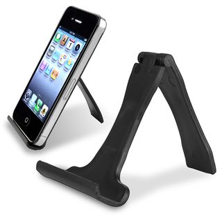 BasAcc Black Mini Stand Cell Phone Holder for Apple iPhone 5