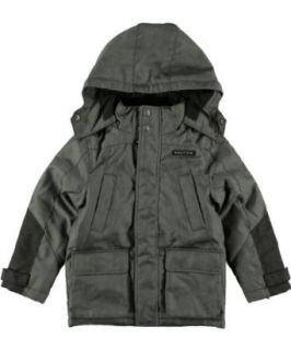 Nautica Boys Charcoal Gray Outerwear Coat (4) Clothing
