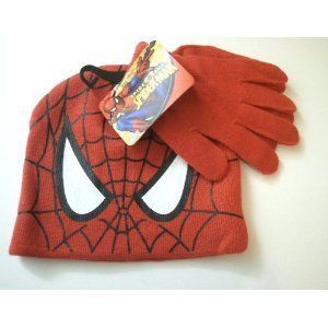 Spiderman Beanie hat and glove set Clothing