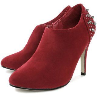 Buy Johanna Stiletto Heel Spike Stud Elegant Little Ankle Boots Shoes