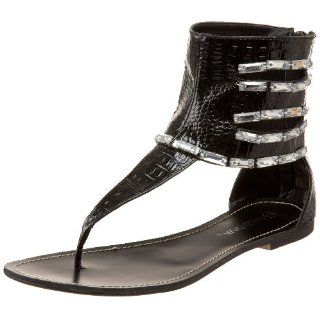  Wild Diva Womens Harper 02 Thong Sandal,Black,5 M US: Shoes