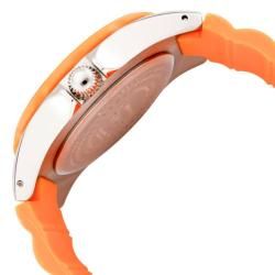 Invicta Womens Angel White Dial Orange Silicon Watch