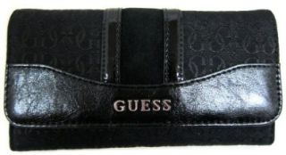 Guess Handbag, Scent Logo Multifunction Clutch Coal Shoes