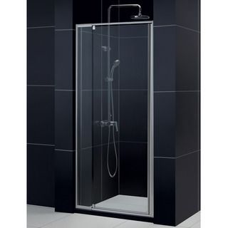 DreamLine Flex Semi Frameless 32 36 x 72 inch Pivot Shower Door