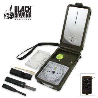 Black Savage Multi Function Compass Kit: Sports & Outdoors