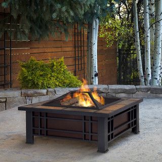 Real Flame Morrison Outdoor Fire Pit