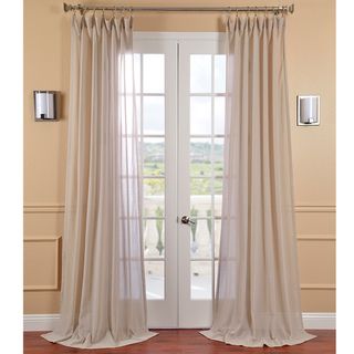 Tumbleweed Faux Linen Sheer Curtain Panel