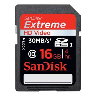 Sandisk SDHC 16Go Extreme Video   Achat / Vente CARTE MEMOIRE Sandisk