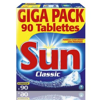 SUN GIGA PACK Tablettes Classiques x 90   Achat / Vente LESSIVE SUN