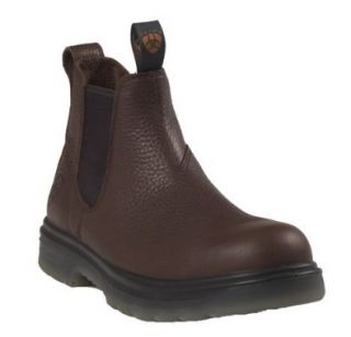 Boots Mens Steel Toe Work Boots 9.5 Dark Brown  36486: Ariat: Shoes