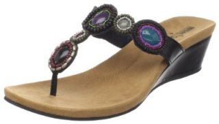 Minnetonka Womens Uptown Thong Sandal Shoes