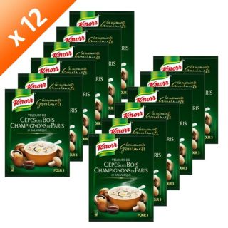Knorr   Moments Gourmets Cèpes Champignons 12x 91g   Achat / Vente