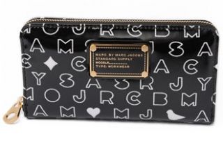 Marc by Marc Jacobs Dreamy Logo Large Zip Around Wallet