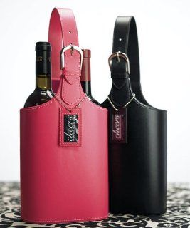 2 Section Wine Carry Bag Style 8469, Black Shoes