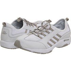 Easy Spirit Poinsettia Sport Slip on (7, White/Light Grey): Shoes
