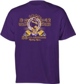 LSU Tigers Football Diode Retro Graphic Stat T Shirt