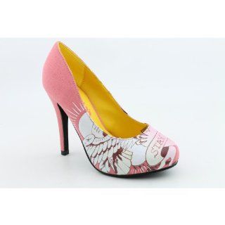  Ed Hardy Emma Pumps, Classics Shoes Pink Womens: Ed Hardy: Shoes