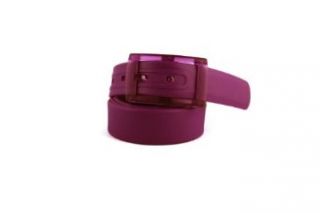 80s Belt with Bordered Keyhole in Purple Clothing