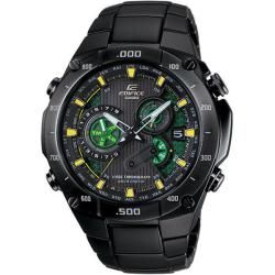 Casio Mens Edifice Black Label Solar Power Atomic Chronograph Watch
