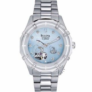 Bulova Womens Steel Dual aperture Automatic Watch