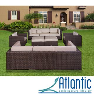 Milano Deluxe 10 piece Sectional Set with Sunbrella