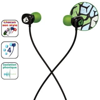 Logitech Ultimate Ears 100 Green Cells   Achat / Vente CASQUE