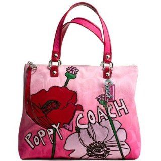 Coach Poppy Flower Tote 16340 (SV/Multi) Shoes