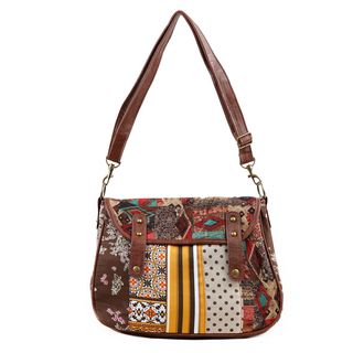 Nikky by Nicole Lee Lizzy Geometry Flowers Messenger Bag