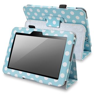 BasAcc Blue Leather Case with Stand for  Kindle Fire HD 7 inch